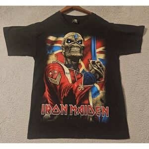 Iron Maiden The Trooper Graphic T-Shirt Black Mens Size Medium La Obscuridad